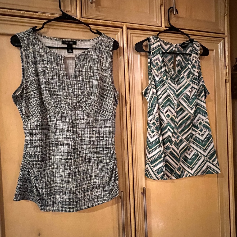 Two tops not one of White House Black Market beautiful greens 🥬